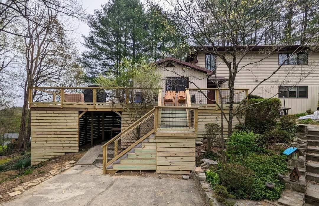 Completed deck, renovation, and exterior project 8