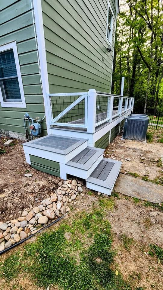 Completed screened porch project 14
