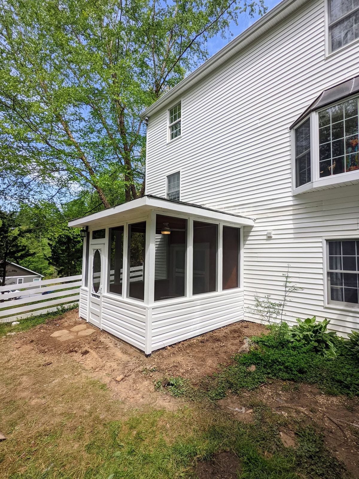 Completed screened porch project 2